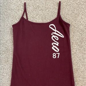 Maroon Aero Tank Top